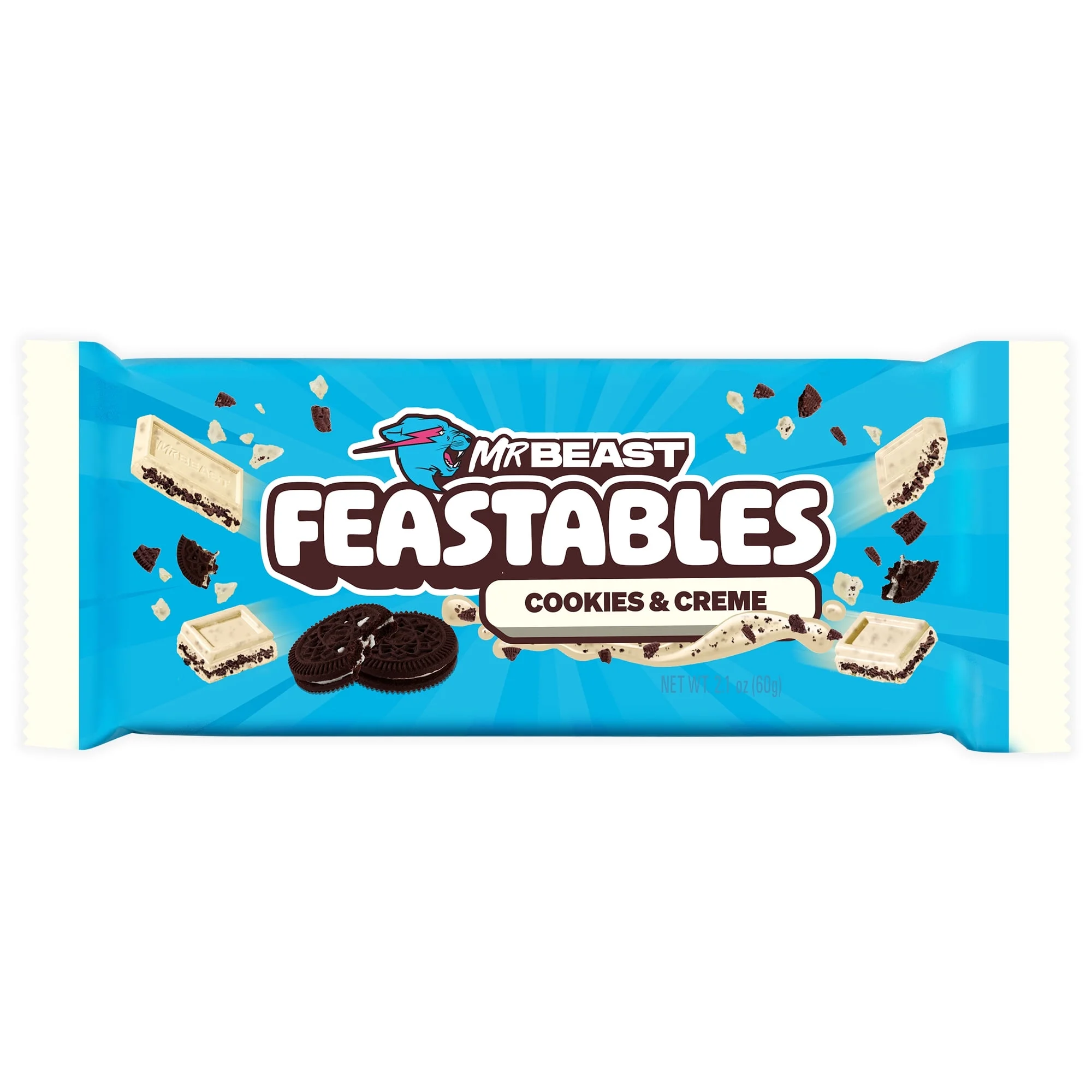 Mr. Beast Feastables Cookies & Creme (10 x 60g)