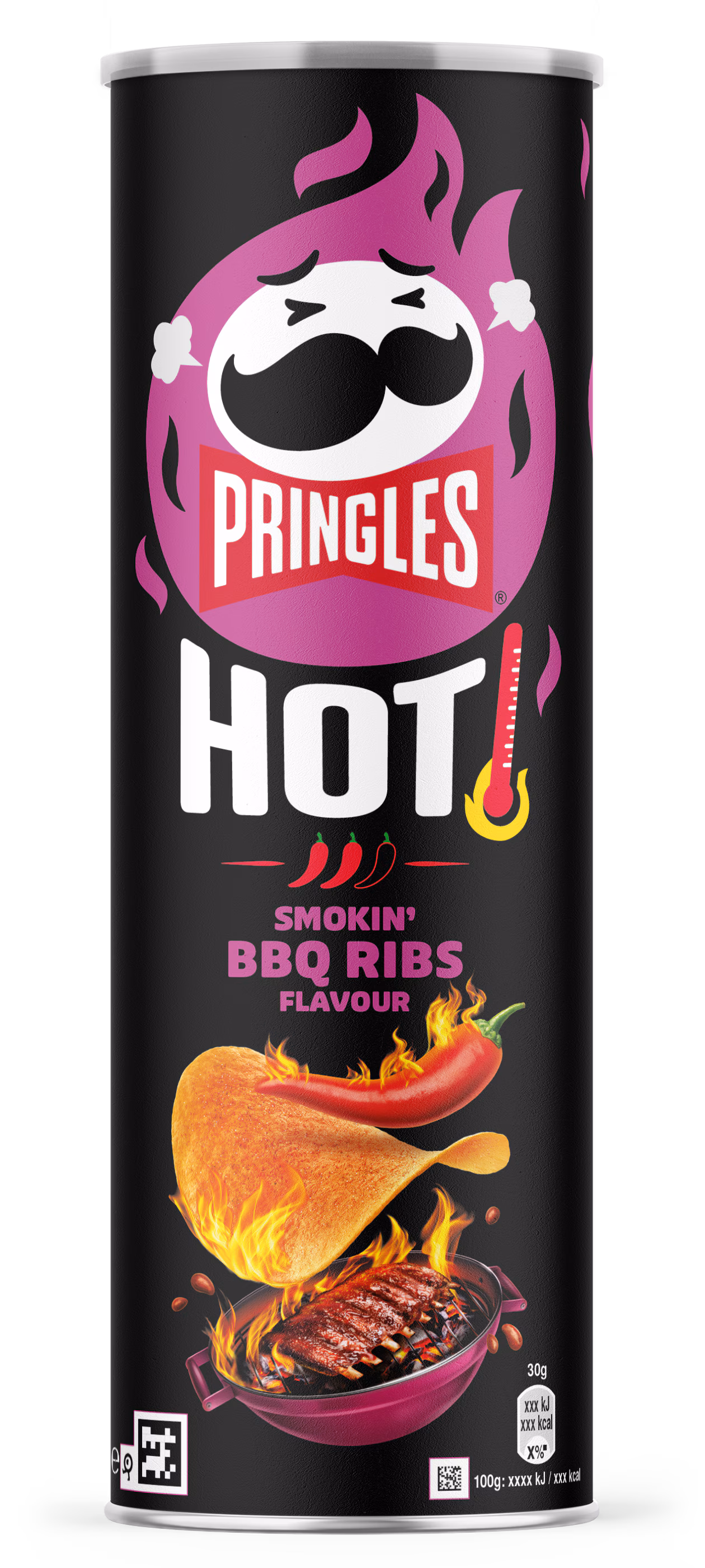 Pringles Hot Smokin' BBQ Ribs (6 x 160g)