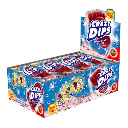 Chupa Chups Crazy Dips Cola (24 x 14g)