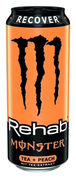 Monster Energy Rehab Peach (12 x 0,5 Liter Dosen DE)