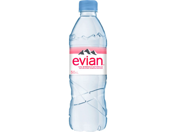 Evian (24 x 0,5 Liter PET-Flaschen)