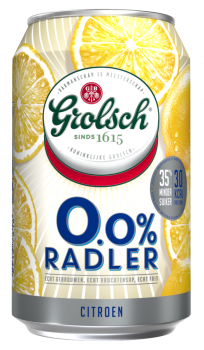 Grolsch Radler Citroen 0% (24 x 0,33 Liter blik)