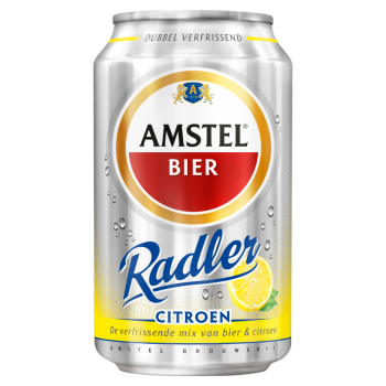 Amstel Radler Citroen (24 x 0,33 Liter Dosen) 2% Alkohol - Zitrone