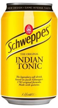 Schweppes Indian Tonic (24 x 0,33 Liter Dosen PL)