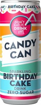 Candy Can Sparkling Birthday Cake (12 x 0,33 Liter cans NL)