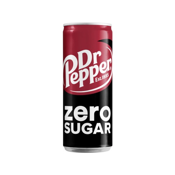 Dr. Pepper Zero Sugar (24 x 0,33 Liter blik)