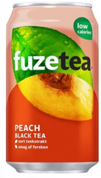 Fuze Tea Peach Black Tea (24 x 0,33 Liter cans DK)