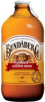 Bundaberg Diet Ginger Beer (12 x 0,375 Liter bottles)